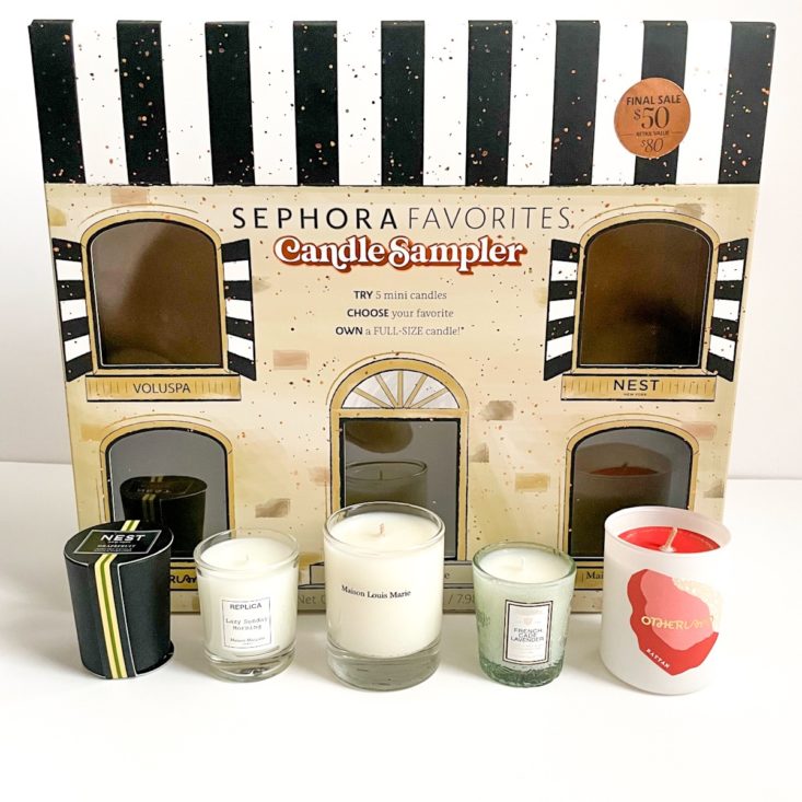 sephora candle sampler