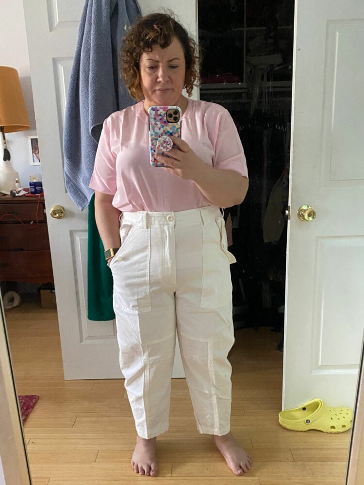 banana republic barrel pants review