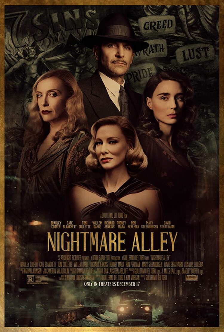 nightmare alley movie poster