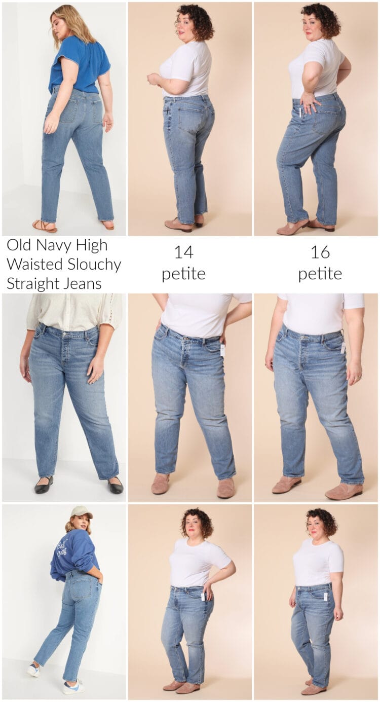 old navy slouchy straight review