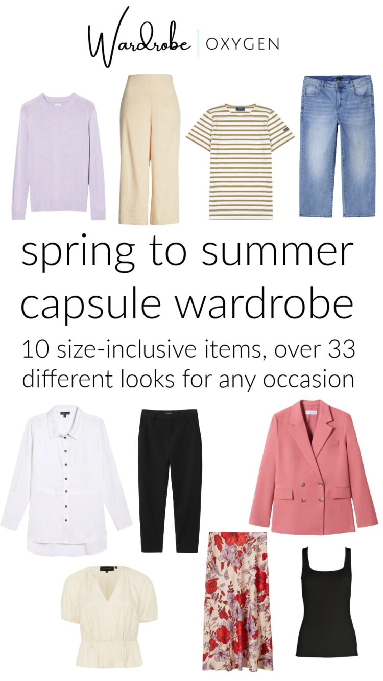 Spring to Summer Capsule Wardrobe 1 spring to summer capsule wardrobe