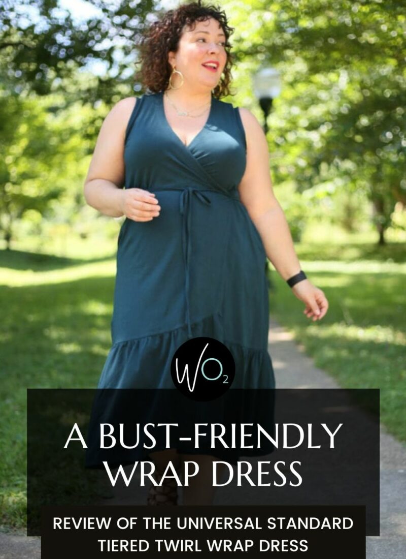Universal Standard Tiered Twirl Wrap Dress: A Bust-Friendly Wrap Dress