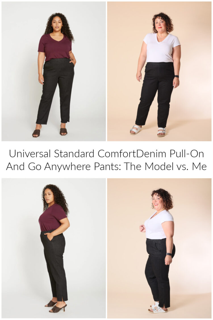 Universal Standard ComfortDenim Pull On And Go Anywhere Pants review
