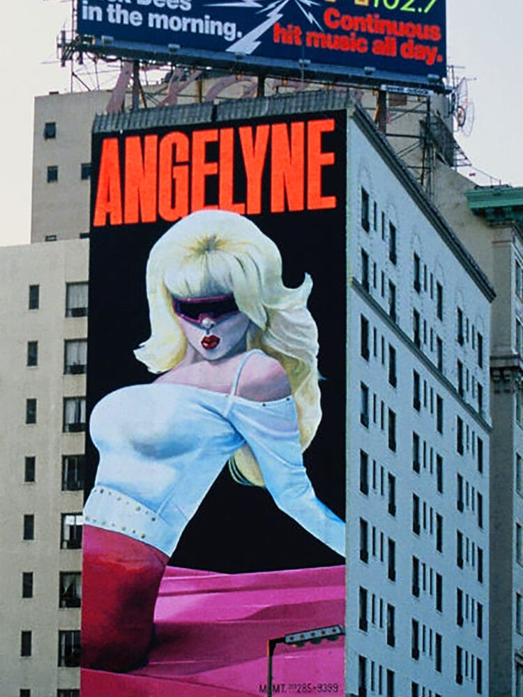 Angelyne became famous for her billboards across Los Angeles in the '80s and '90s.