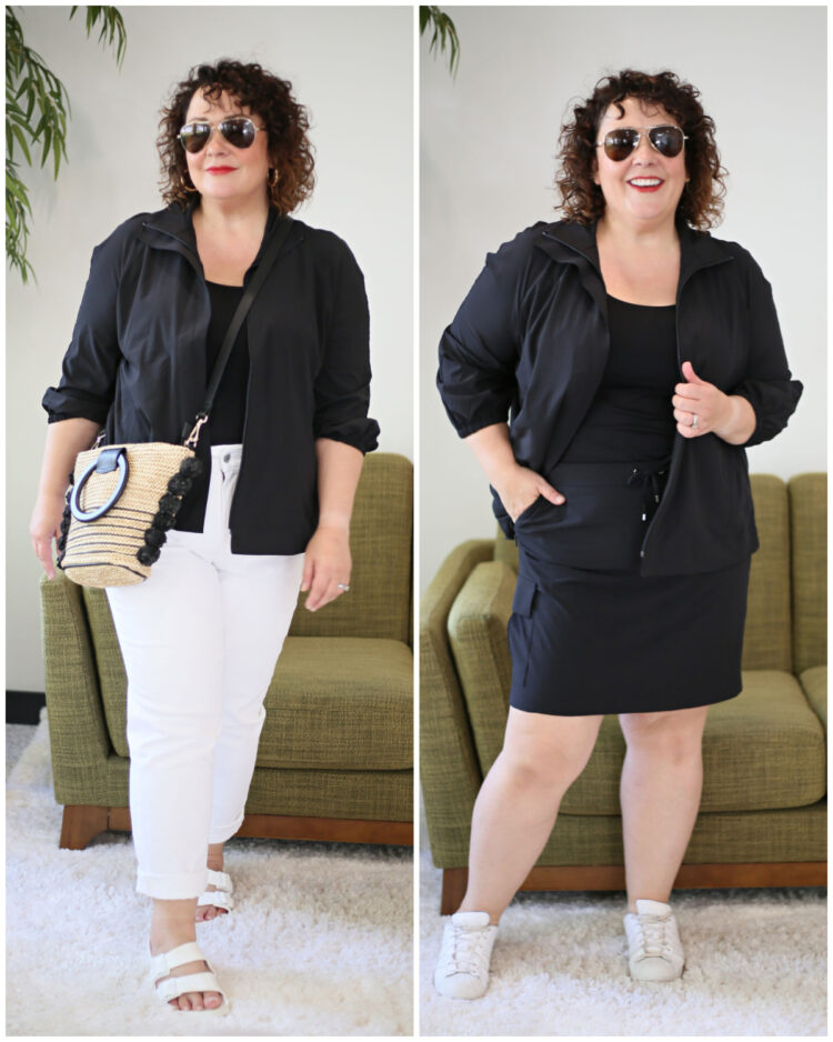 A Blue, Black and White Capsule Wardrobe for Travel - Wardrobe Oxygen