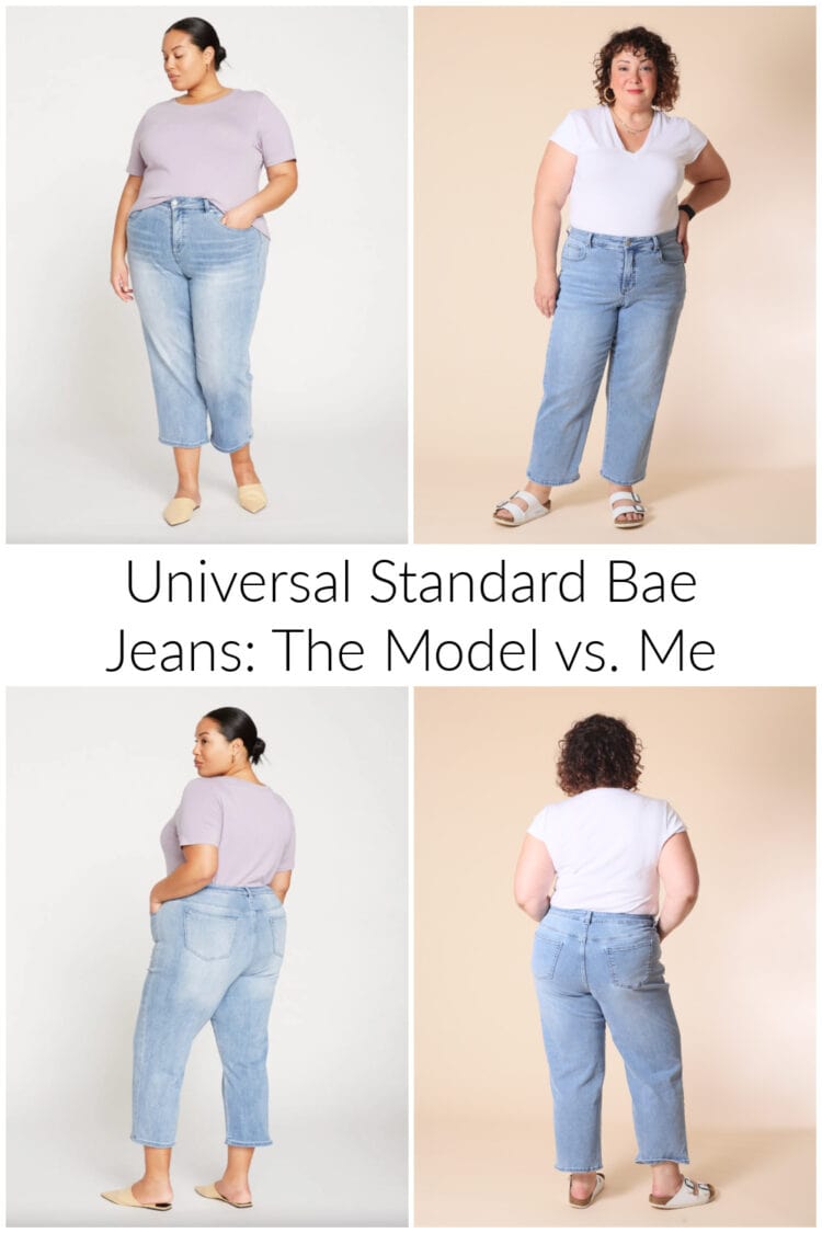 Universal Standard Denim Haul on a 5'3 Size 14 Person - Wardrobe Oxygen