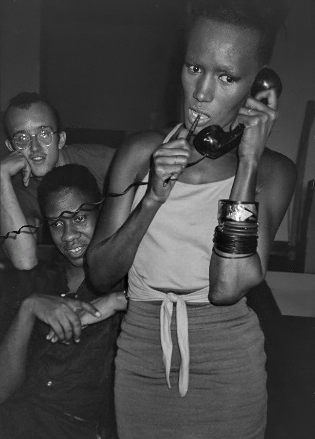 andre grace jones keith haring