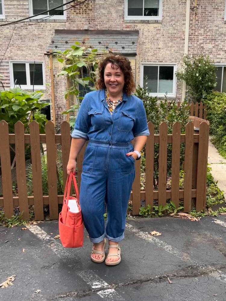 jcrew denim jumpsuit