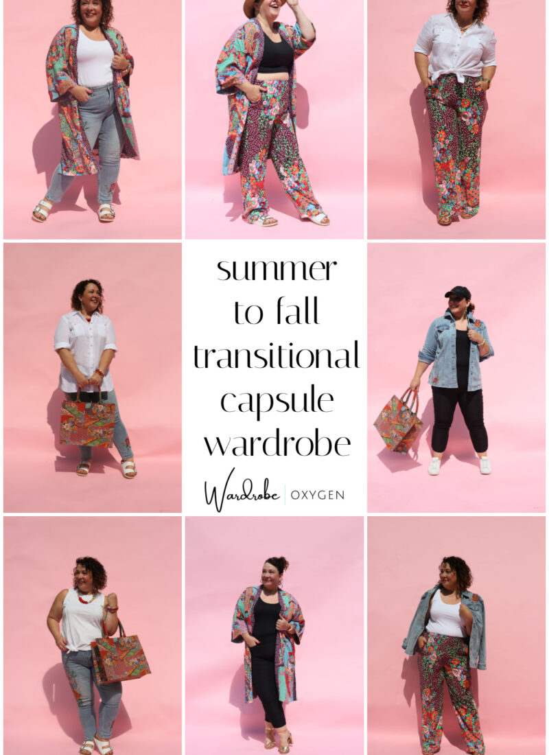Summer to Fall Transitional Capsule Wardrobe