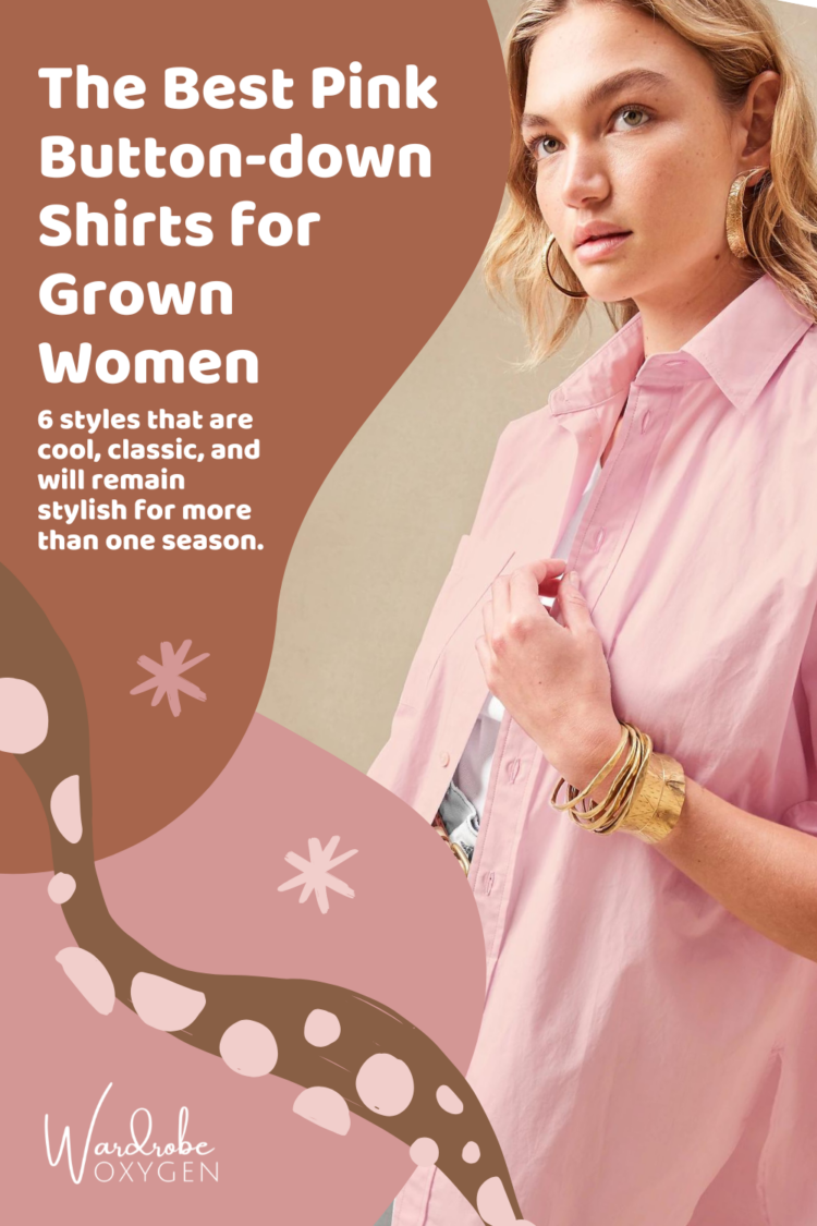 The 6 best pink cotton button-front shirts for women as picked by Wardrobe Oxygen