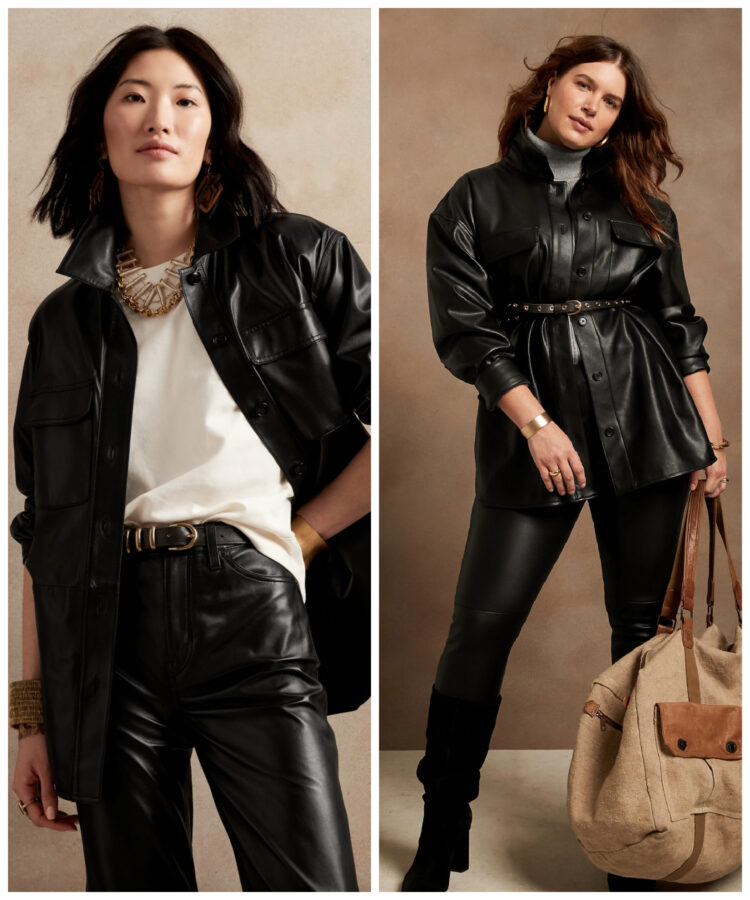 how to style leather with leather