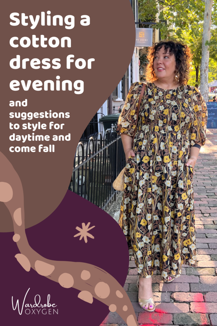 Attending a Garden Gastronomy dinner with Veuve Clicquot at Apéro Georgetown 1 Styling a Rebecca Taylor cotton dress for an evening event by Wardrobe Oxygen