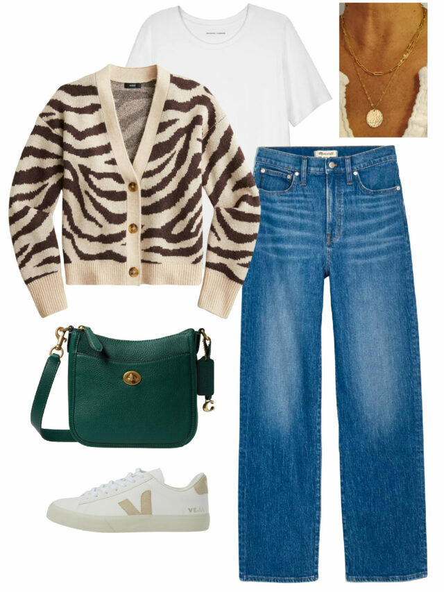 How to Style Wide Leg Jeans for Fall