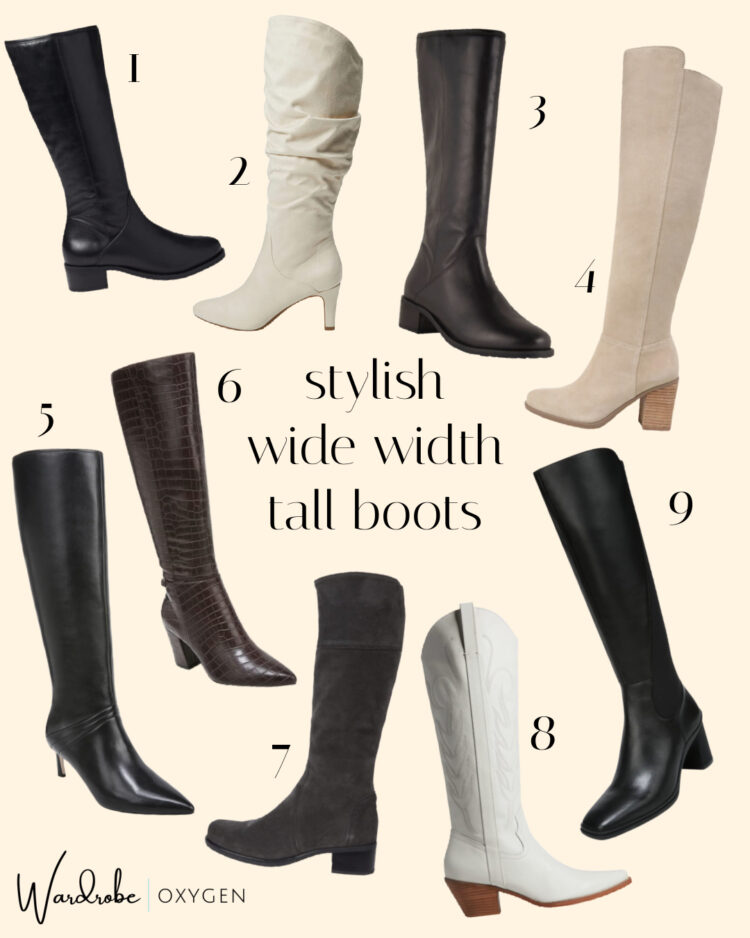 stylish wide width boots