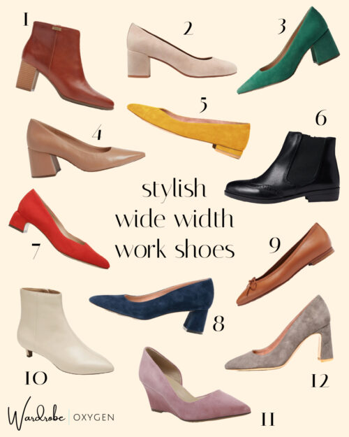 stylish wide width shoes