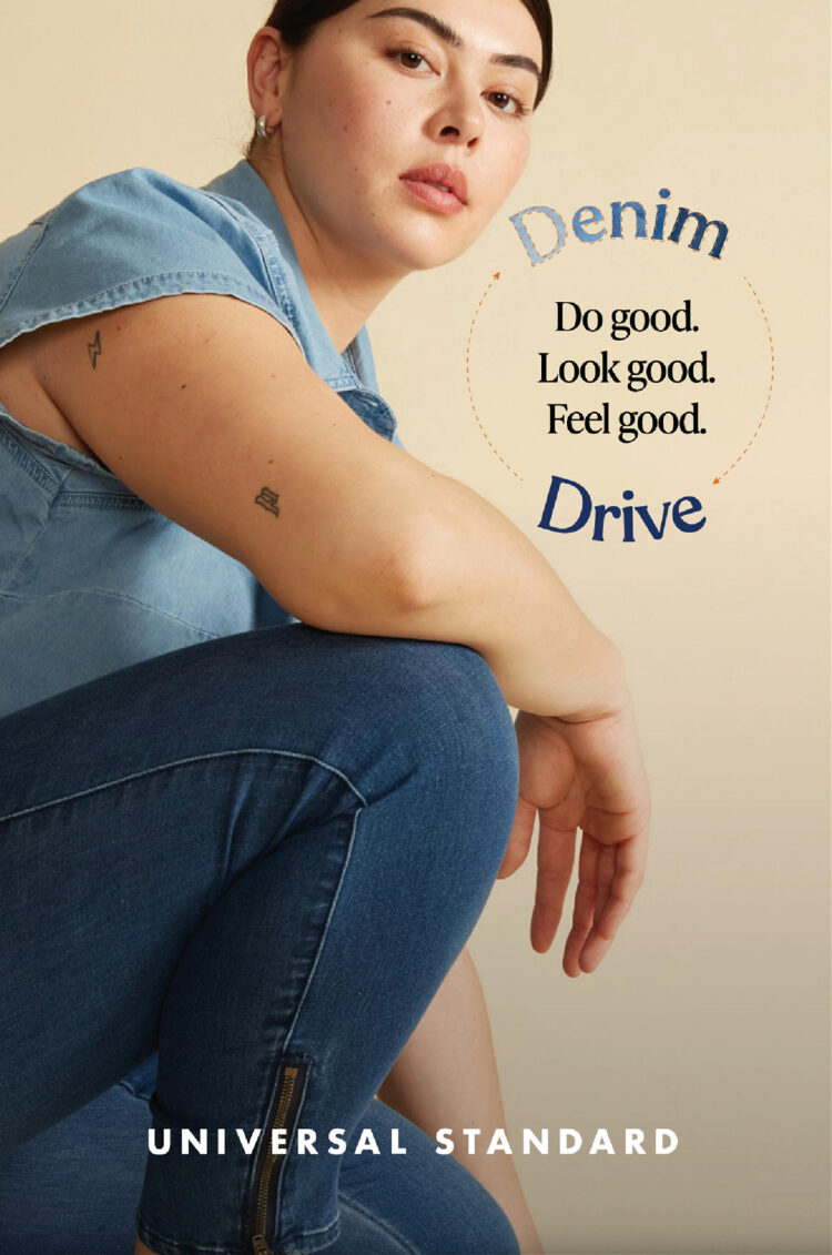 universal standard denim drive 2022 wardrobe oxygen