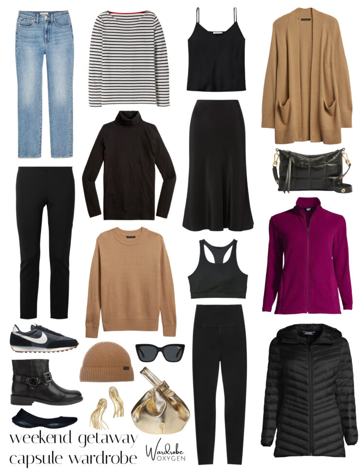 weekend getaway capsule wardrobe