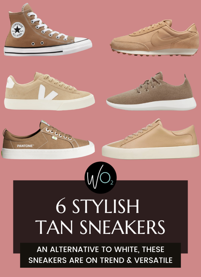 The 6 Best Stylish Tan Sneakers for Grown-ass Women