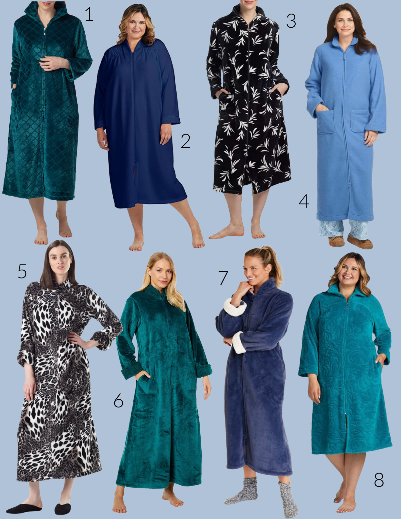Scroll Zip Robe The Coziest Zip-Front Robes | Wardrobe Oxygen | Real-Life Style Advice ...
