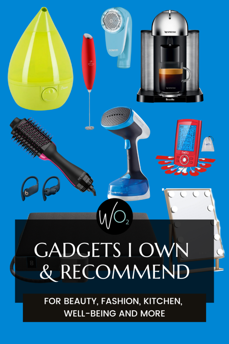 gadgets I own and recommend by Wardrobe Oxygen