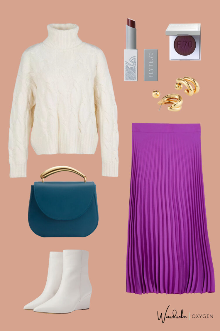 The trendiest color block combinations are: Orange+ Purple; Orange + Fuchsia or Magenta; Blue + Green; Blue …