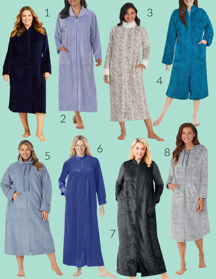 the best zip front robes for women