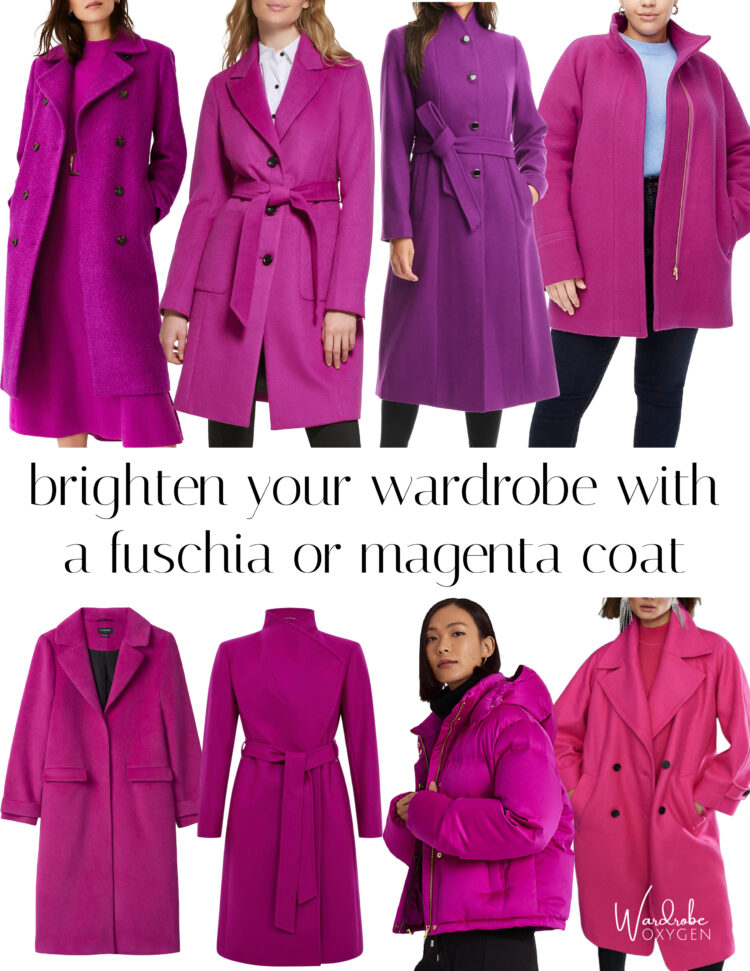 viva magenta coat how to style