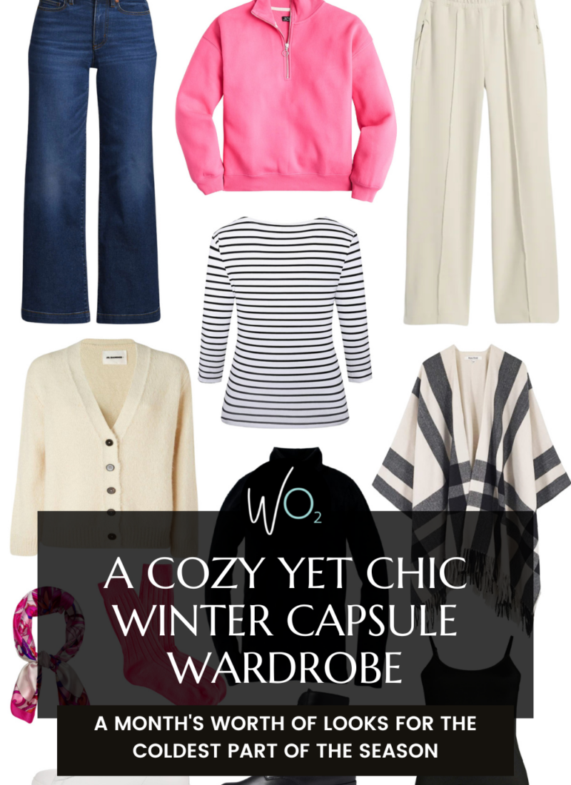 A Cozy Chic Winter Capsule Wardrobe in Both Misses & Plus Sizes