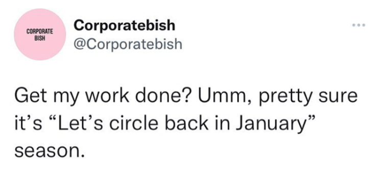 circle back in january meme