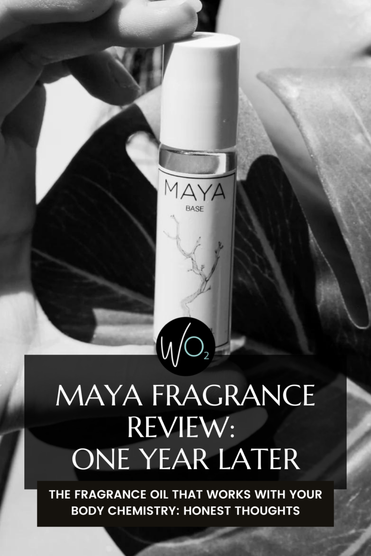 MAYA Fragrance Review: I Bought Into the Hype (and am glad I did) 1 MAYA Fragrance review by Alison Gary of Wardrobe Oxygen. A year later, my honest thoughts and a promo code.