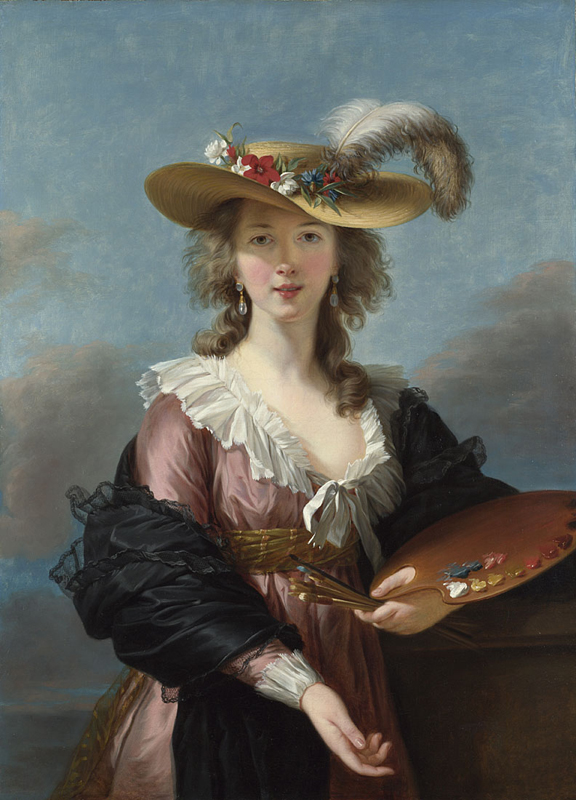 Elisabeth Louise Vigée Le Brun Self Portrait in a Straw Hat 1782 Oil on canvas, 97.8 x 70.5 cm Bought, 1897 NG1653 https://www.nationalgallery.org.uk/paintings/NG1653