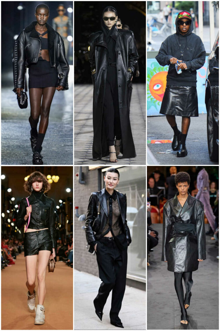 black leather trend 2023