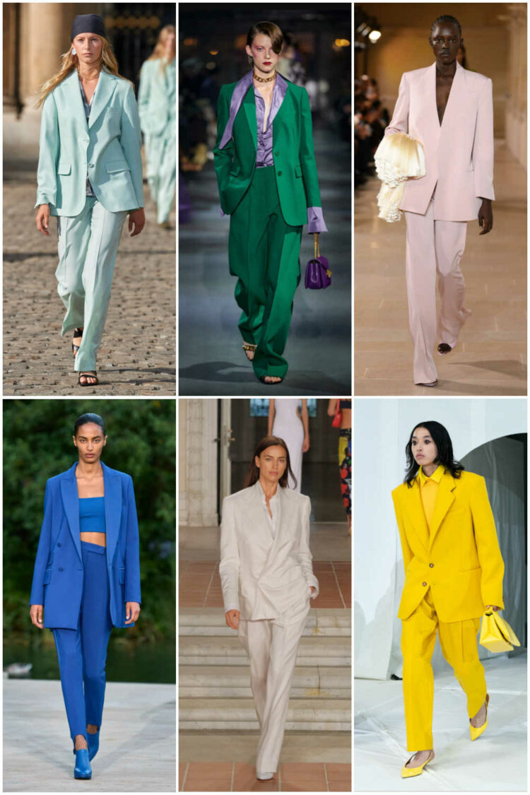 colorful pantsuit trend 2023