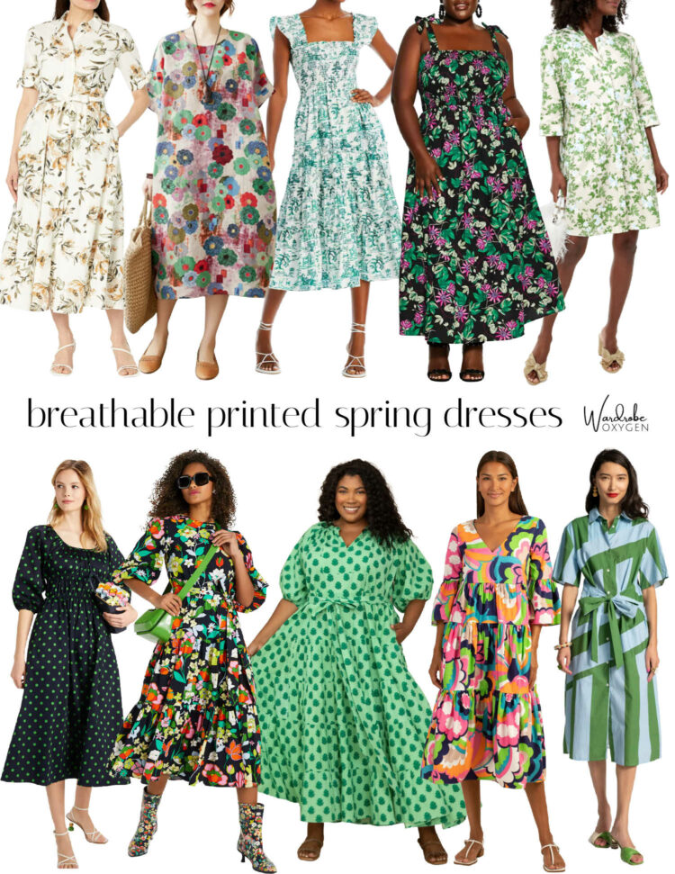 Green dresses for spring