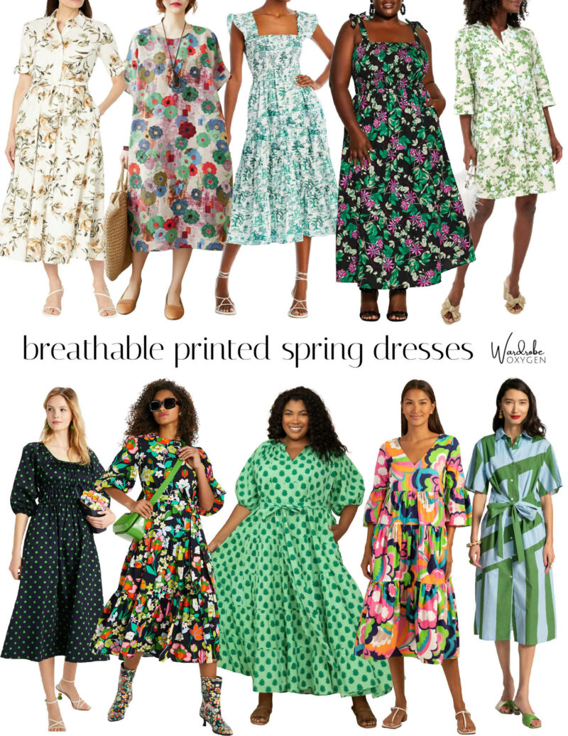 40 Colorful Printed Breathable Dresses for Grown Women