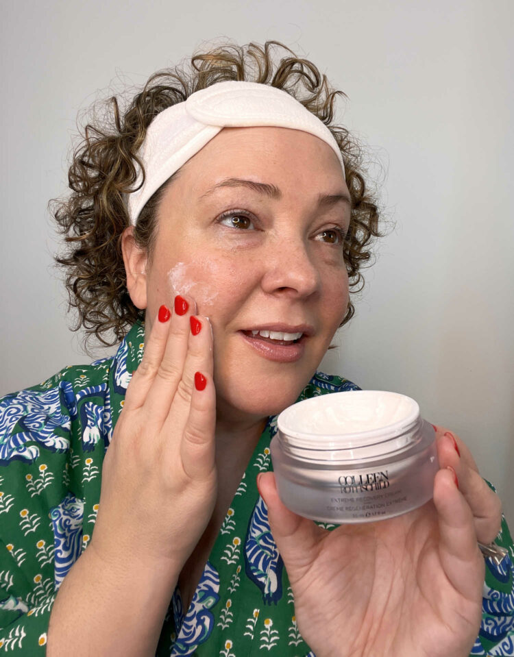 simplified yet effective skincare routine women over 40