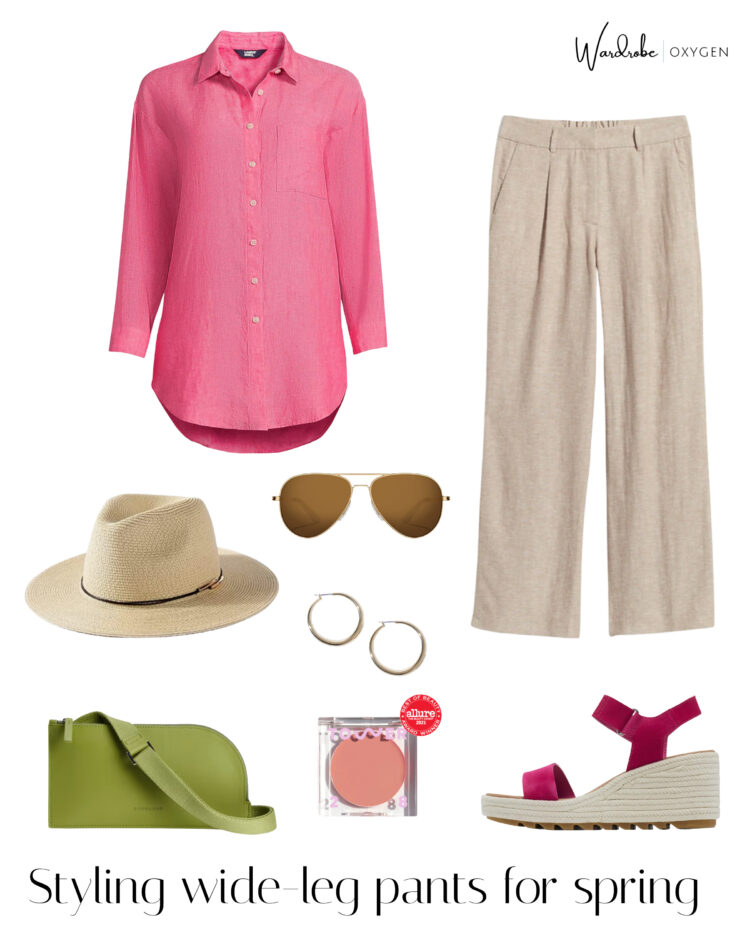 Wide Leg Pants with Untucked Top Wide Leg Pants with an Untucked Top