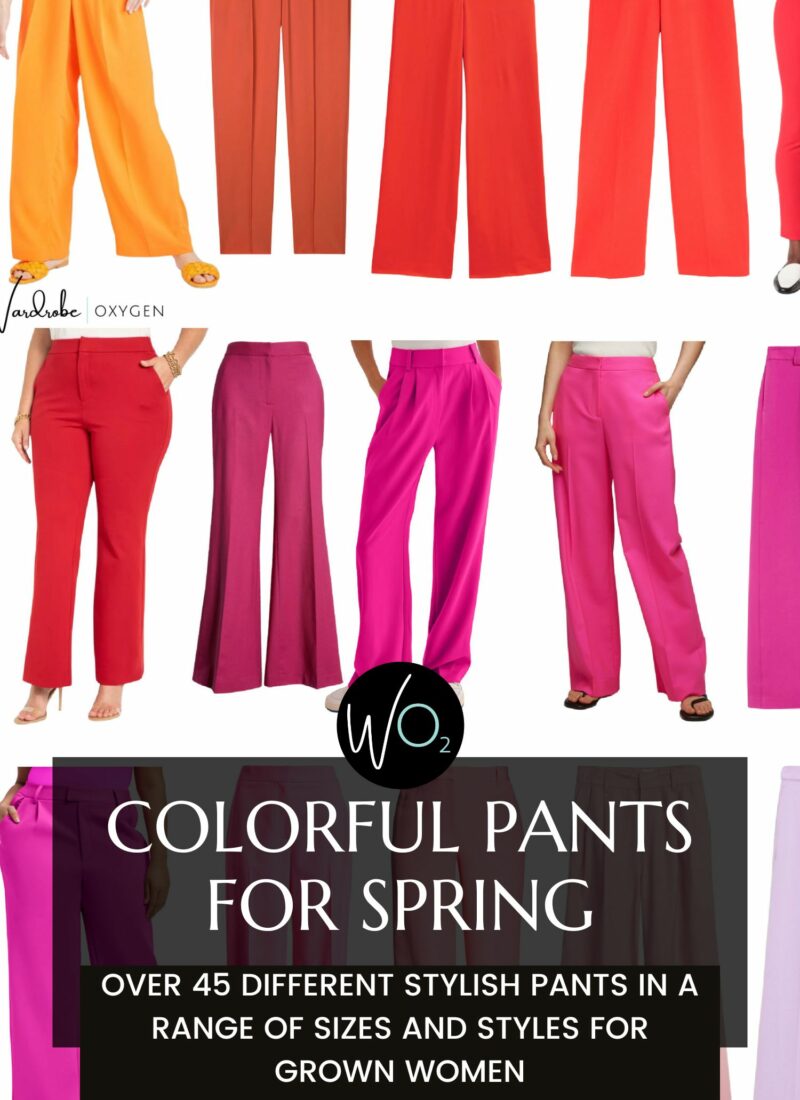 Colorful Pants for Spring for Grown Women: 45+ Stylish Options
