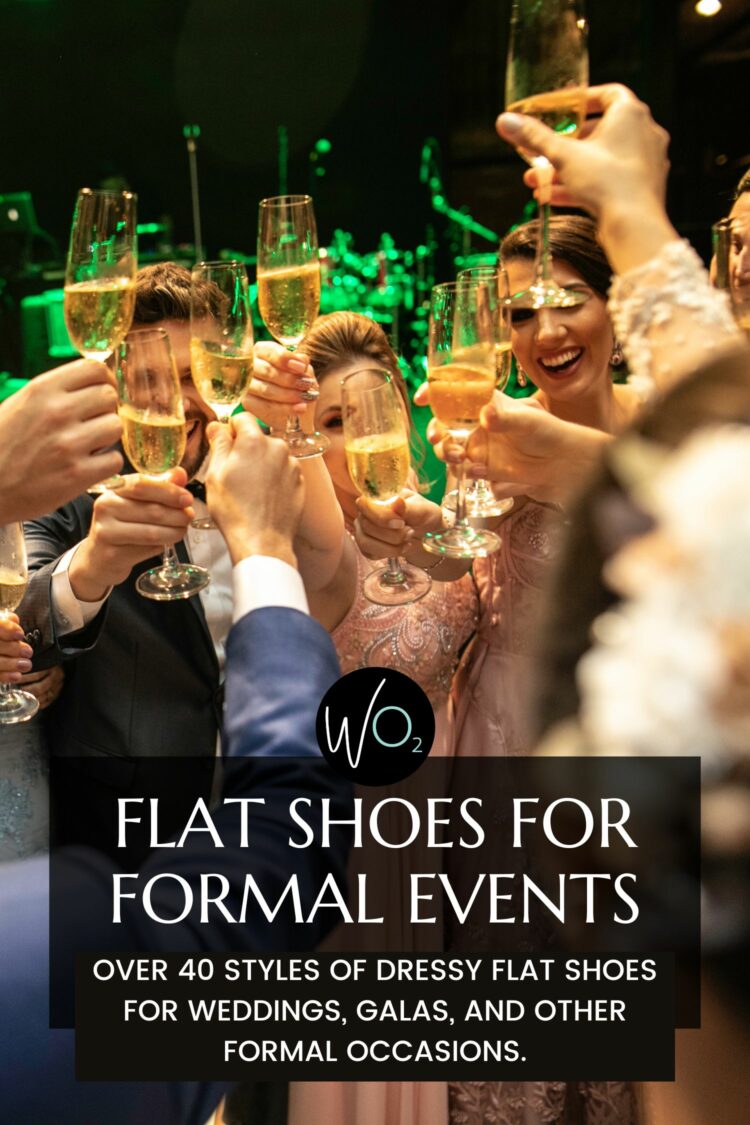 dressy flat shoes for grown women: 40 different styles of flat shoes for formal events by Wardrobe Oxygen