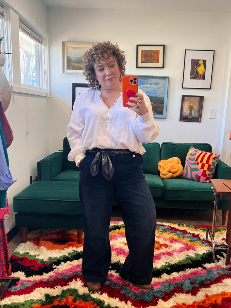 Talbots Scarf as a Belt | What I Wore Recently: March 2023