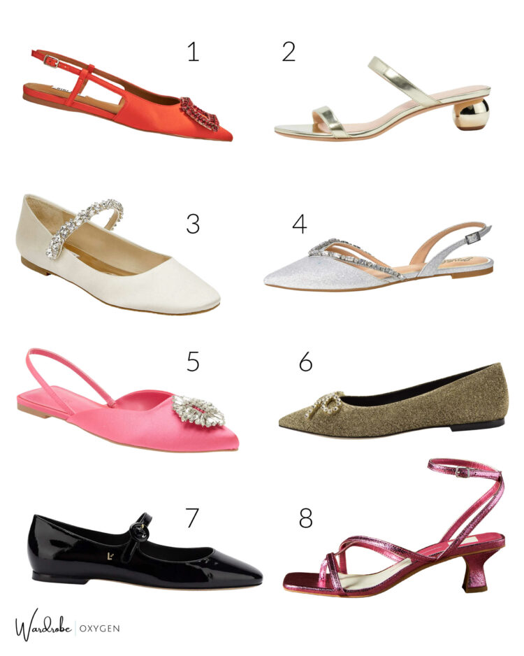 Dressy Flat Shoes for formal gowns