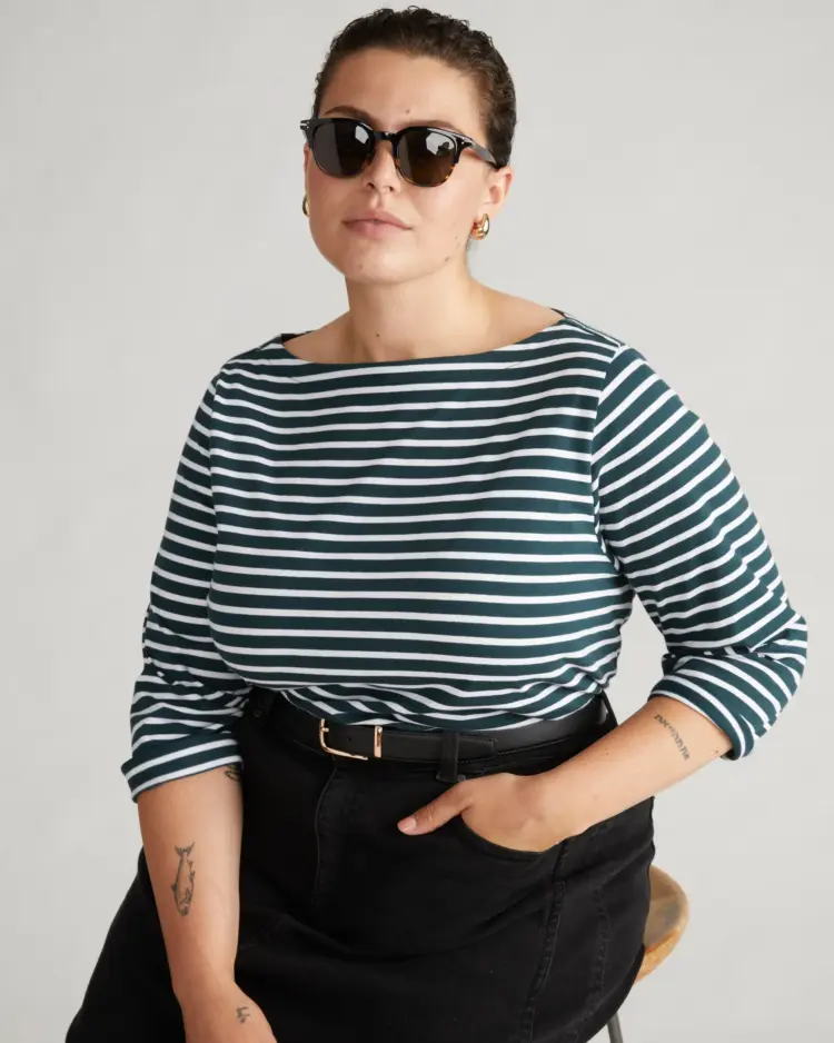 The 15 Best Breton Striped Shirts for Grown-ass Women 7 Belle_Breton_Stripe_Compact_Jersey_Tee_Deep_Sea_White_USTO1492_716_001_039