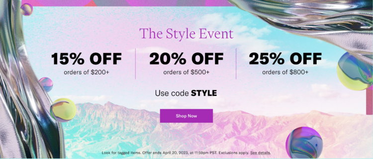 Shopbop Style Event Details