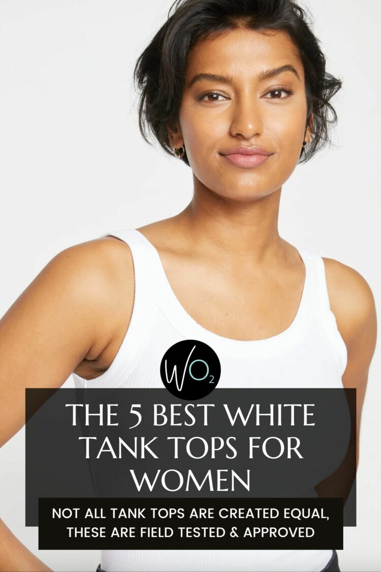 The 5 Best White Tanks for Women the 5 best white tank tops for women by wardrobe oxygen