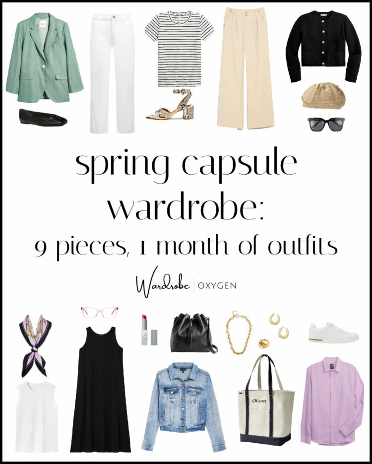 tips on how to build a spring capsule wardrobe by wardrobe oxygen, a site that offers real-life style for grown women