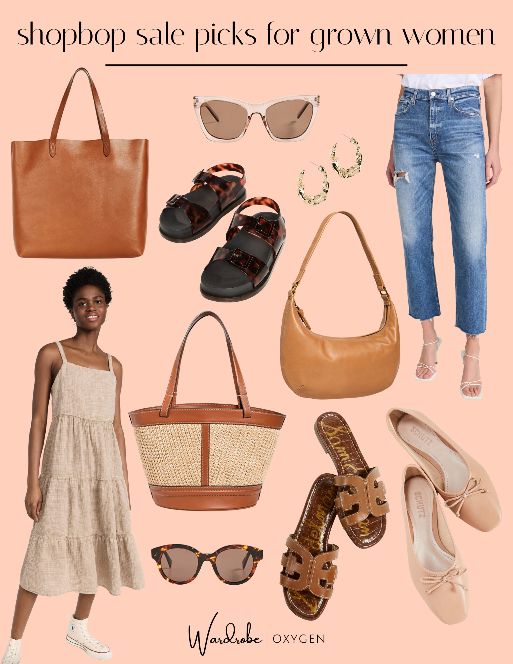 Tote Bag Coton 'Grown Ass Woman' - Femme - Beige (Neuf Sans étiquette)