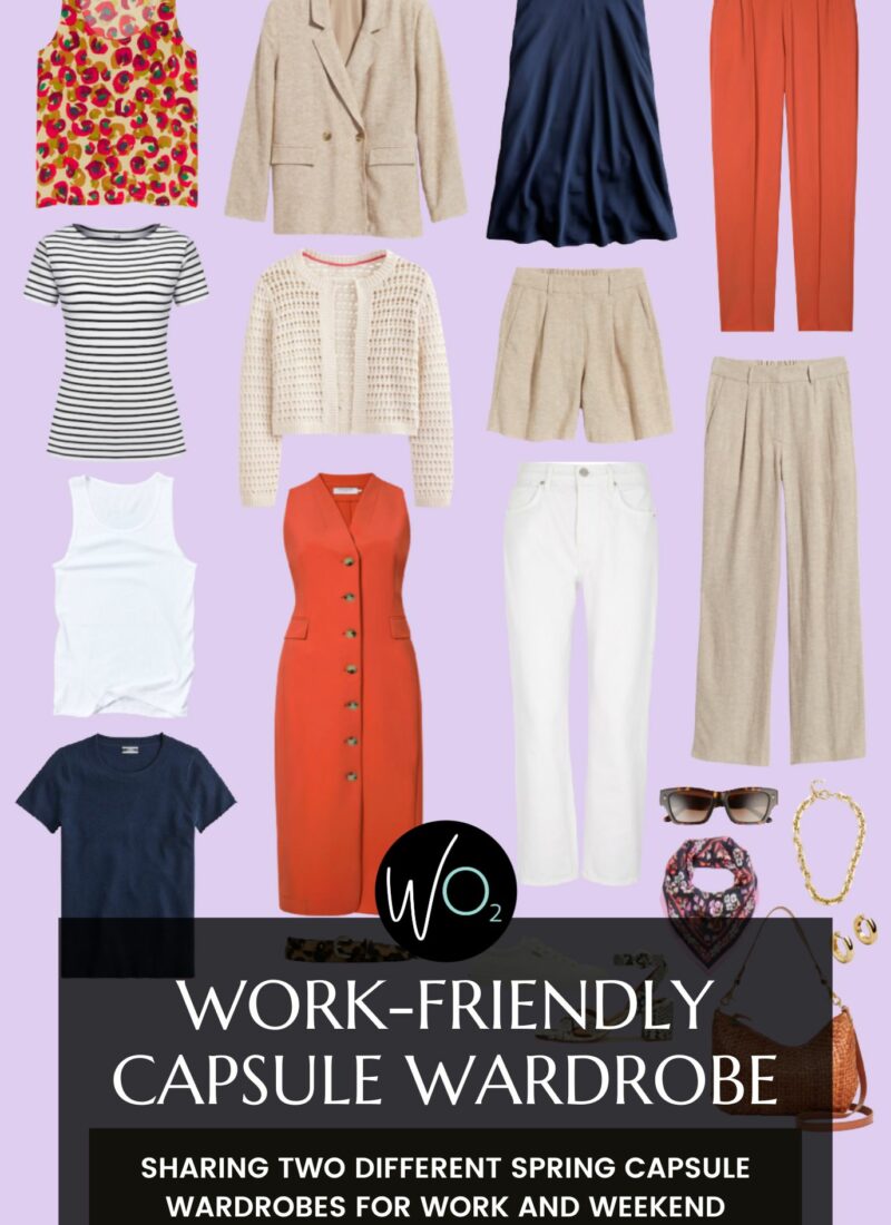 2 Spring Work-Friendly Capsule Wardrobes + Tips To Create Your Own Capsule Wardrobe