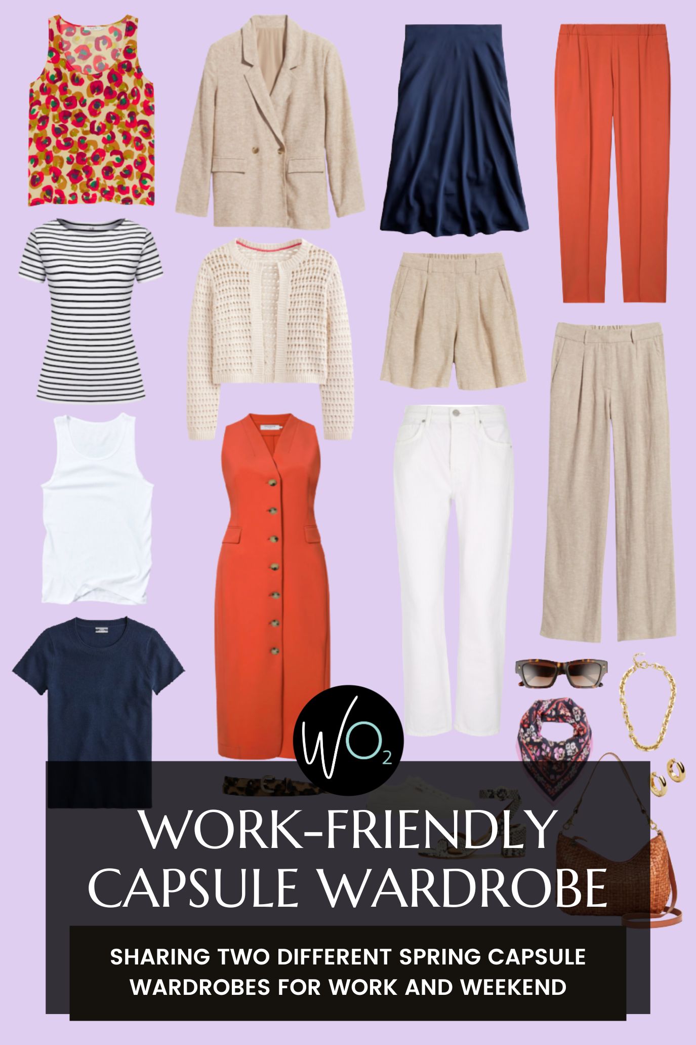 2 Spring Work-Friendly Capsule Wardrobes + Tips To Create Your Own Capsule Wardrobe