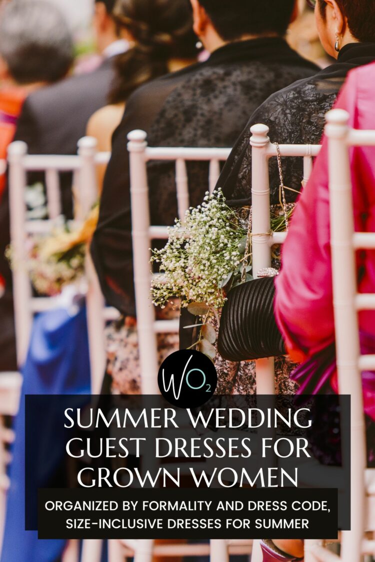 Summer wedding guest dresses for grown women by Wardrobe Oxygen
