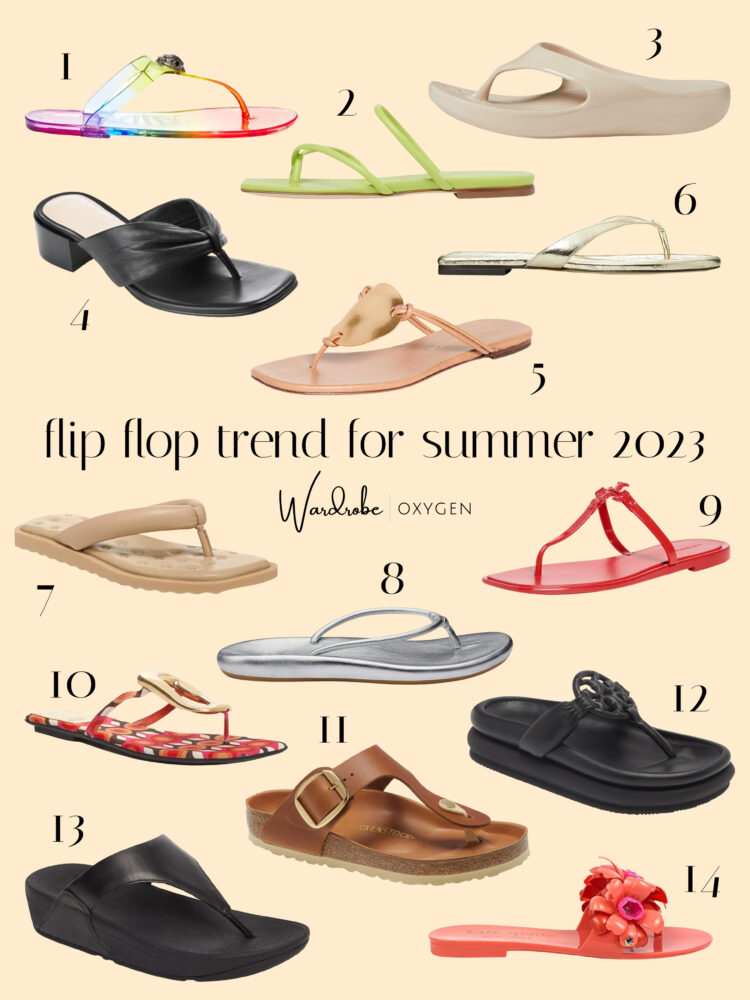 Elevated Flip Flop | Top Summer Shoe Trends for Grown Women 2023